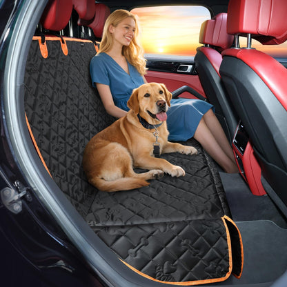 Dog Car Seat Cover | Premium Waterproof & Non-Slip Backseat Protector for Pets & Kids | Universal Size 132X58X46Cm/52X23X18 Inches